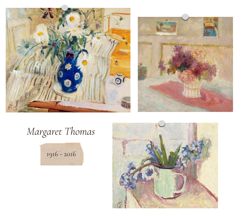 Women In Art: Flowers at the Table / Margaret Thomas